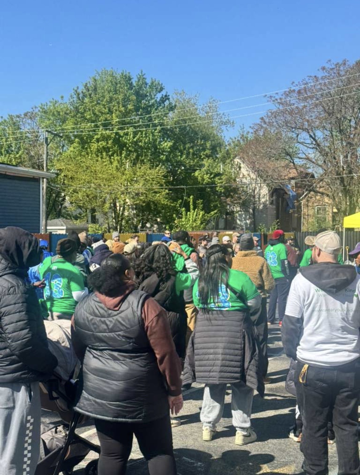 Crowd gathered at Greater Englewood Unity Day